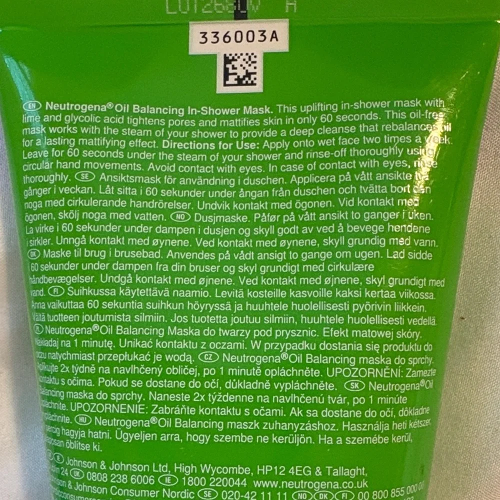 Neutrogena oil balancing